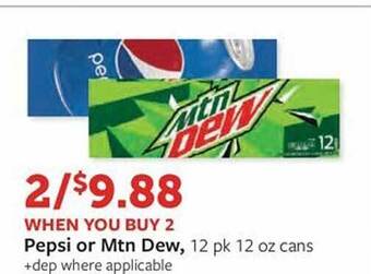 Fareway Pepsi Or Mtn Dew offer