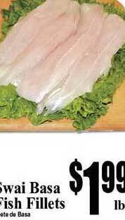 Baja Ranch Swai Basa Fish Fillets offer