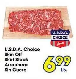 Fairplay U.S.D.A. Choice Skin Off Skirt Steak Arrachera Sin Cuero offer