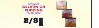 Fareway Fareway Gelatin Or Pudding offer