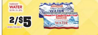 Fareway Fareway Water offer