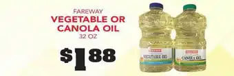 Fareway Fareway Vegetable Or Canola Oil offer