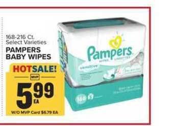 Food Lion Pampers Baby Wipes offer