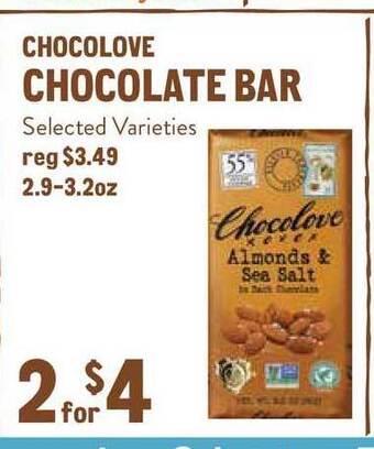 New Seasons Market Chocolove Chocolate Bar offer