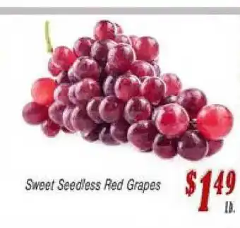 Sweet Seedless Red Grapes