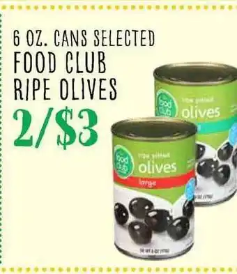 The Markets Food Club Ripe Olives offer