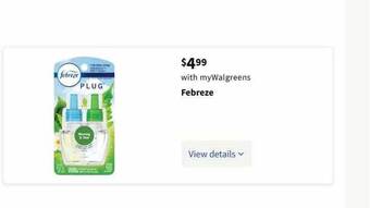 Walgreens Febreze offer