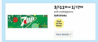 Walgreens Soft Drinks offer