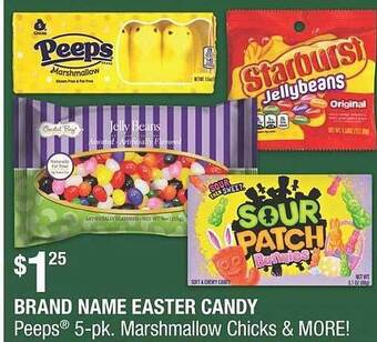 Dollar Tree Brand Name Easter Candy offer