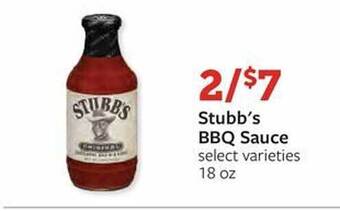 Fareway Stubbs Bbq Sauce offer