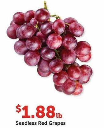 Fareway Seedless Red Grapes offer