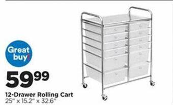Michaels Rolling Cart offer