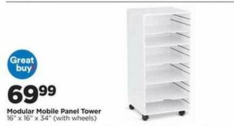 Michaels Modular Mobile Panel Tower offer
