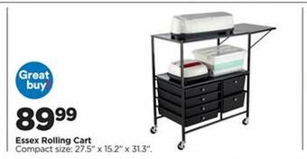 Michaels Essex Rolling Cart offer