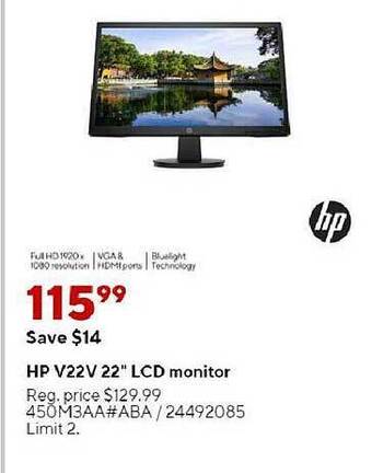 Staples Hp V22v 22 offer