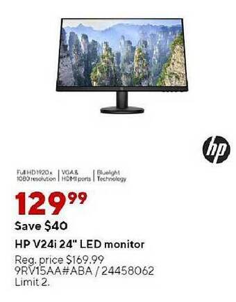Staples Hp V24i 24 offer