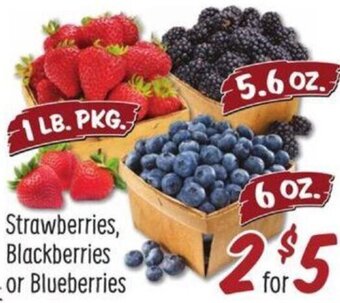 Sprouts Farmers Market Strawberries, Blackberries Or Blueberries offer