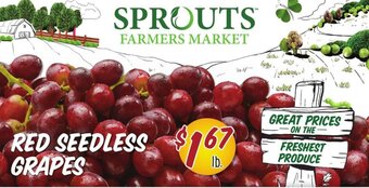 Sprouts Farmers Market Red Seedless Grapes offer
