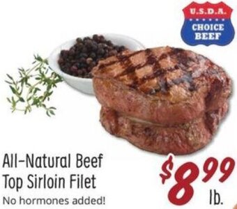 Sprouts Farmers Market All-Natural Beef Top Sirloin Filet offer