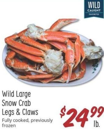 Sprouts Farmers Market Wild Large Snow Crab Legs & Claws offer