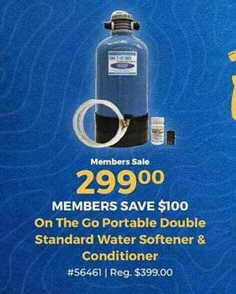 Camping World Water Softener & Conditioner offer