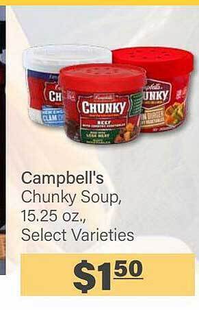 Commissary Campbell's Chunky Soup offer