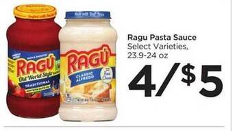 Food 4 Less Ragu Pasta Sauce Select Varieties offer