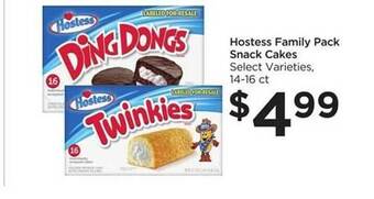 Food 4 Less Hostess Family Pack Snack Cakes Select Varieties offer