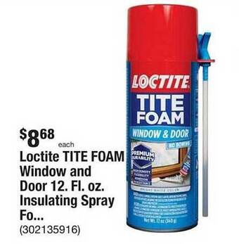 The Home Depot Loctite Tite Foam Window And Door 12. Fl. Oz. Insulating Spray Fo... offer