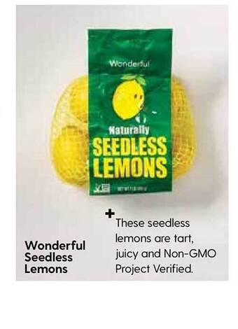 Hy-Vee Seedless Lemons offer