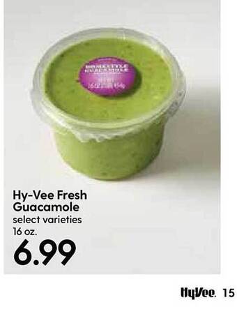 Hy-Vee Guacamole offer