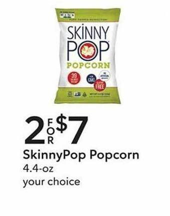 Publix Skinnypop Popcorn offer