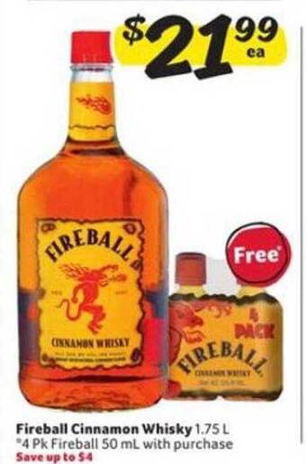 Winn Dixie Fireball Cinnamon Whisky offer