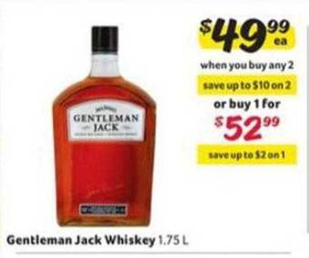 Winn Dixie Gentleman Jack Whiskey offer