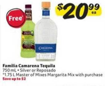 Winn Dixie Familia Camarena Tequila offer