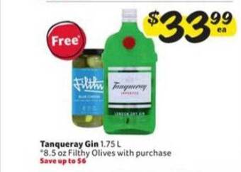 Winn Dixie Tanqueray Gin offer