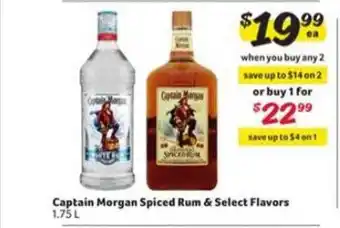 Winn Dixie Captain Morgan Spiced Rum offer