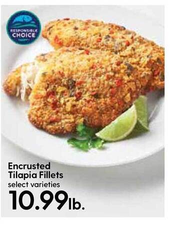 Hy-Vee Encrusted Tilapia Fillets offer