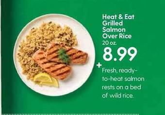 Hy-Vee Grilled Salmon Over Rice offer