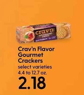Hy-Vee Crav'n Flavor Gourmet Crackers offer
