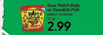 Hy-Vee Sour Patch Kids Or Swedish Fish Select Varieties offer
