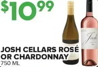 Price Cutter Josh Cellars Rosé Or Chardonnay 750ml offer
