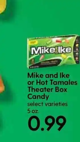 Hy-Vee Mike And Like Or Hot Tamales Theater Box Candy Select Varieties offer