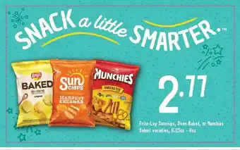 Hy-Vee Frito Lay Sunchips, Oven Baked, Or Munchies offer