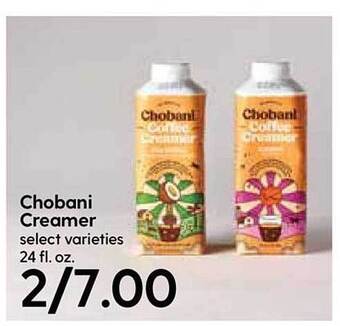 Hy-Vee Chobani Creamer offer