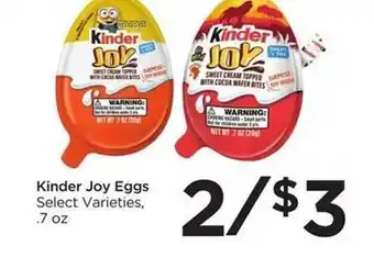 Food 4 Less Kinder Joy Eggs Select Varieties offer