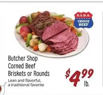 Sprouts Farmers Market Corned Beef Briskets Or Rounds offer