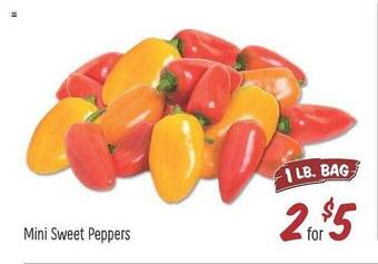 Sprouts Farmers Market Mini Sweet Peppers offer