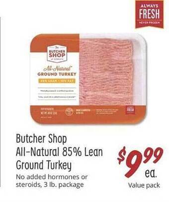 Sprouts Farmers Market Lean Ground Turkey offer