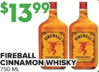 Price Cutter Fireball Cinnamon Whisky 750ml offer